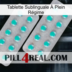 Tablette Sublinguale À Plein Régime 29